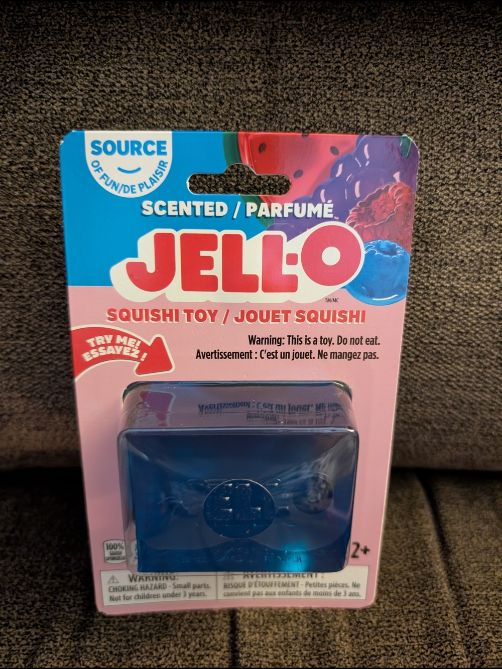 JELL-O Scented Squishi Toy - Blue
